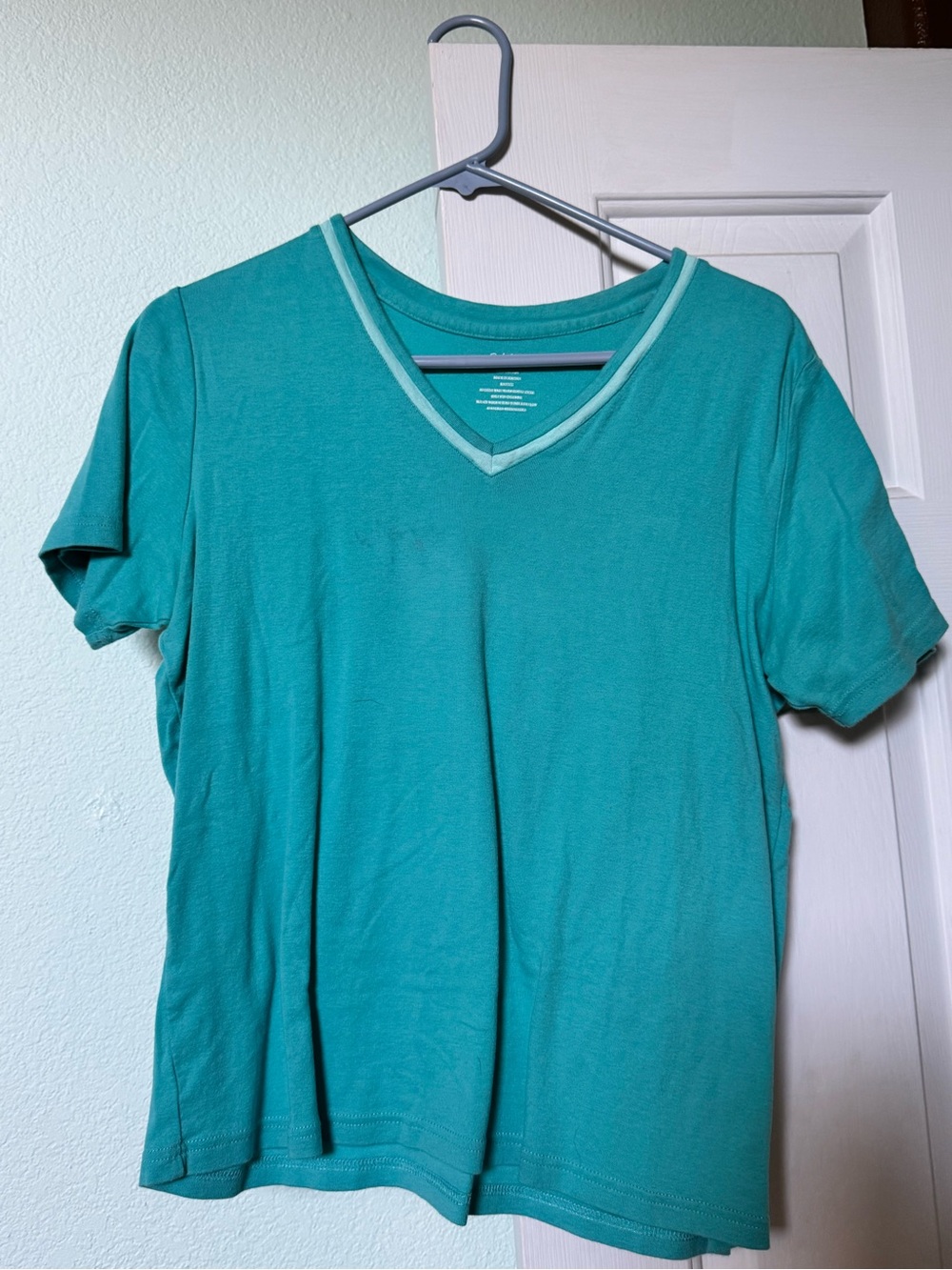Teal V-Neck Women’s Shirt